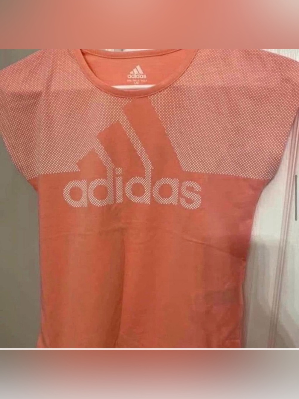 adidas Coral Short Sleeve Logo Tee for Kids